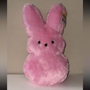 Large Plush Stuffed Pink Peeps Bunny